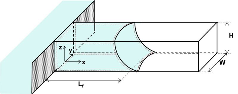 Particulate slurry flow in a microcavity